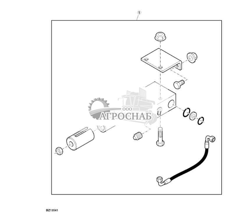 Attachment, Spout Rotation, Two-Speed 